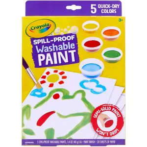 Crayola  Spill Proof Washable Paint Set