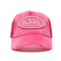 Hot Pink Crush Velvet Trucker Hat