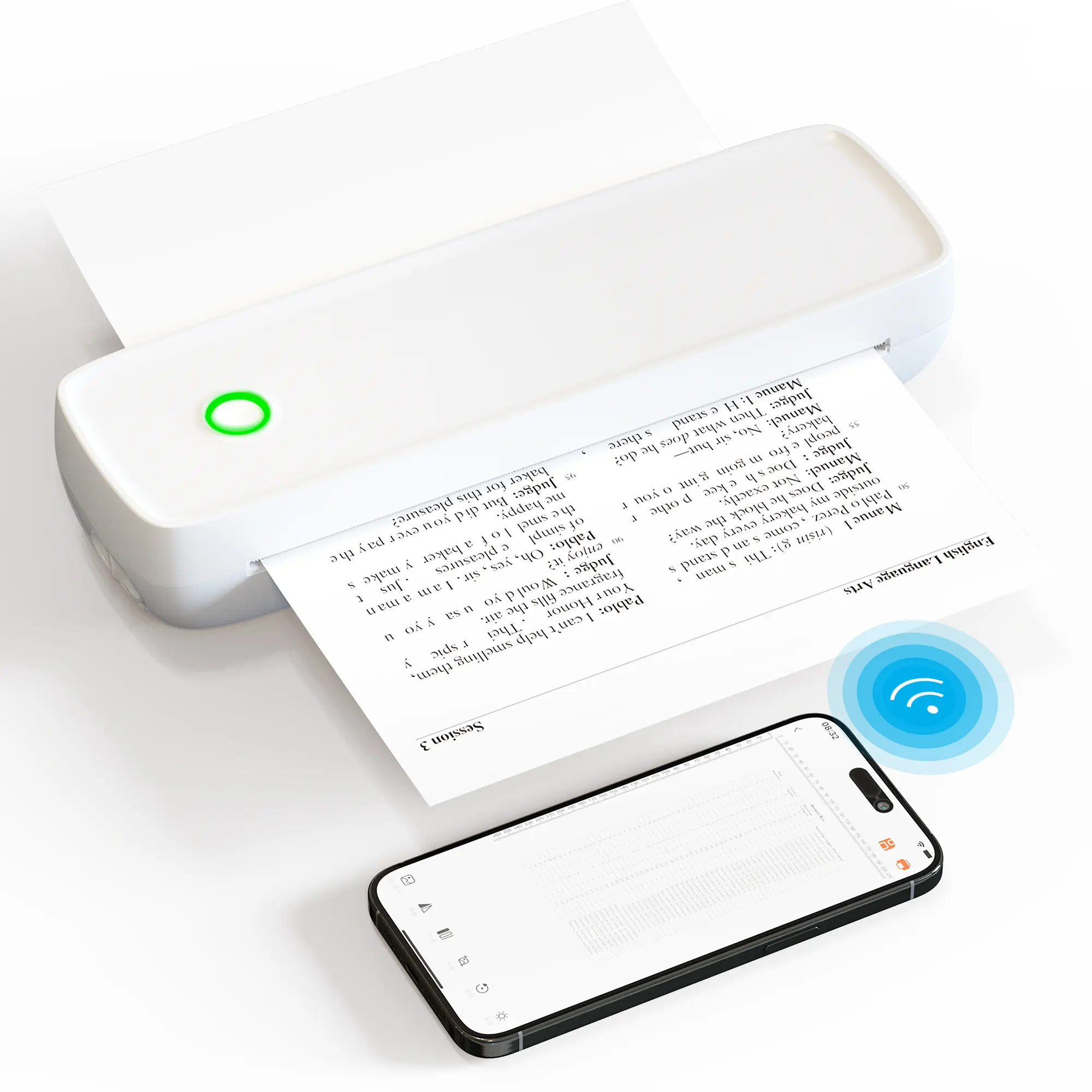 KNAON Wireless Portable Printer A80 ink less