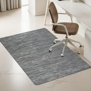 Office Chair Mat for Hardwood Floor 48" x 60" Heavy Duty Chair Mat for Hardwood Floors Slip Resistant Floor Protector for  Office Computer Desk Chair Mat for Rolling Chairs, Dark Grey