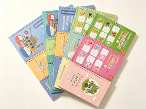 8 in 1 Kids Magic Reusable Groove Copybook Set | Preschool Handwriting & Drawing Practice Workbook Alphabet Number Math Animal Vegetable Vehicle Tracing Book, Disappearing Ink Pen Included, Perfect Back To School Homeschool Supplies