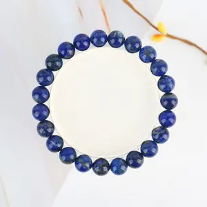 Lapis Lazuli Bracelet - 8mm Round