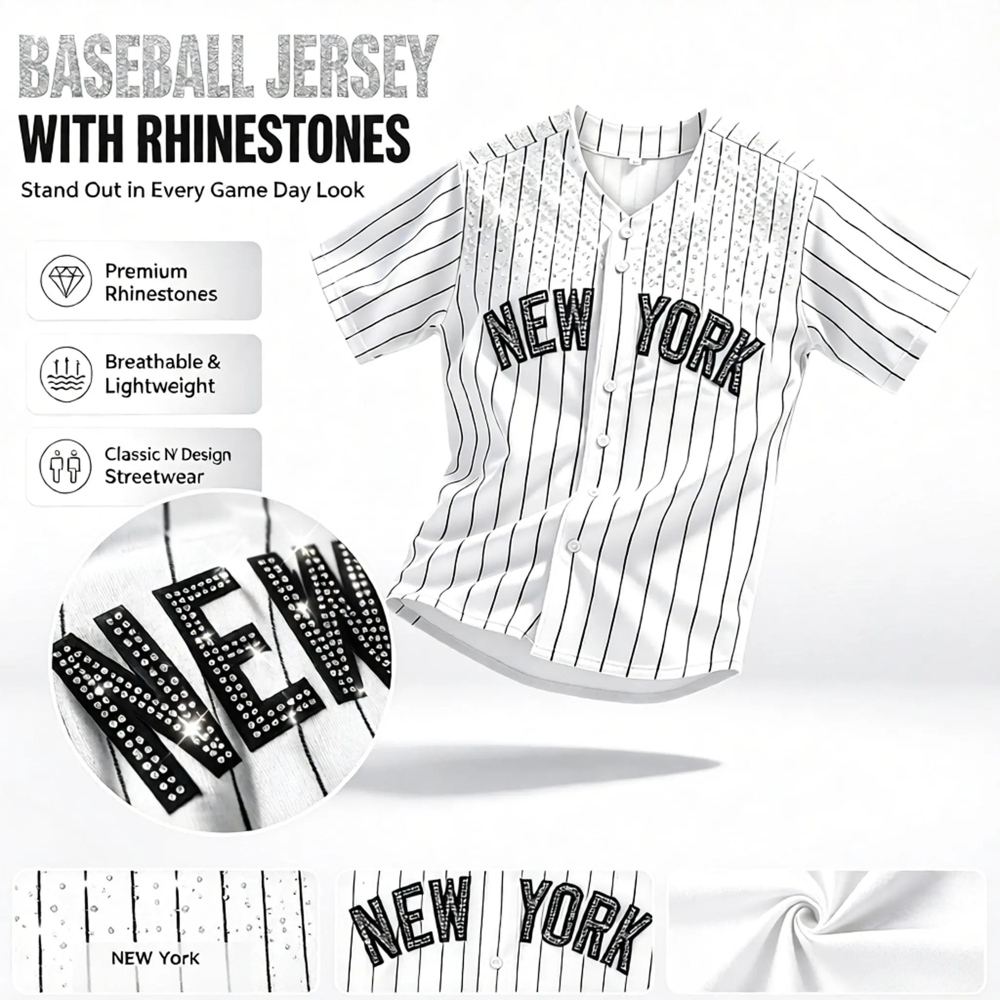 [New Embroidered Diamond] Unisex New York baseball jersey, ohtani #17 baseball fan jersey，Women's NY baseball jerseys suitable for game day wear, holiday jerseys, and gifts.commemorative baseball jersey apparel enthusiast retro jersey