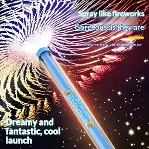 Fireworks Water Gun Toy, Large-Capacity Pull-Out Water Sprayer, Floating Water Gun, Essential Toy For Children'S Water Battles
