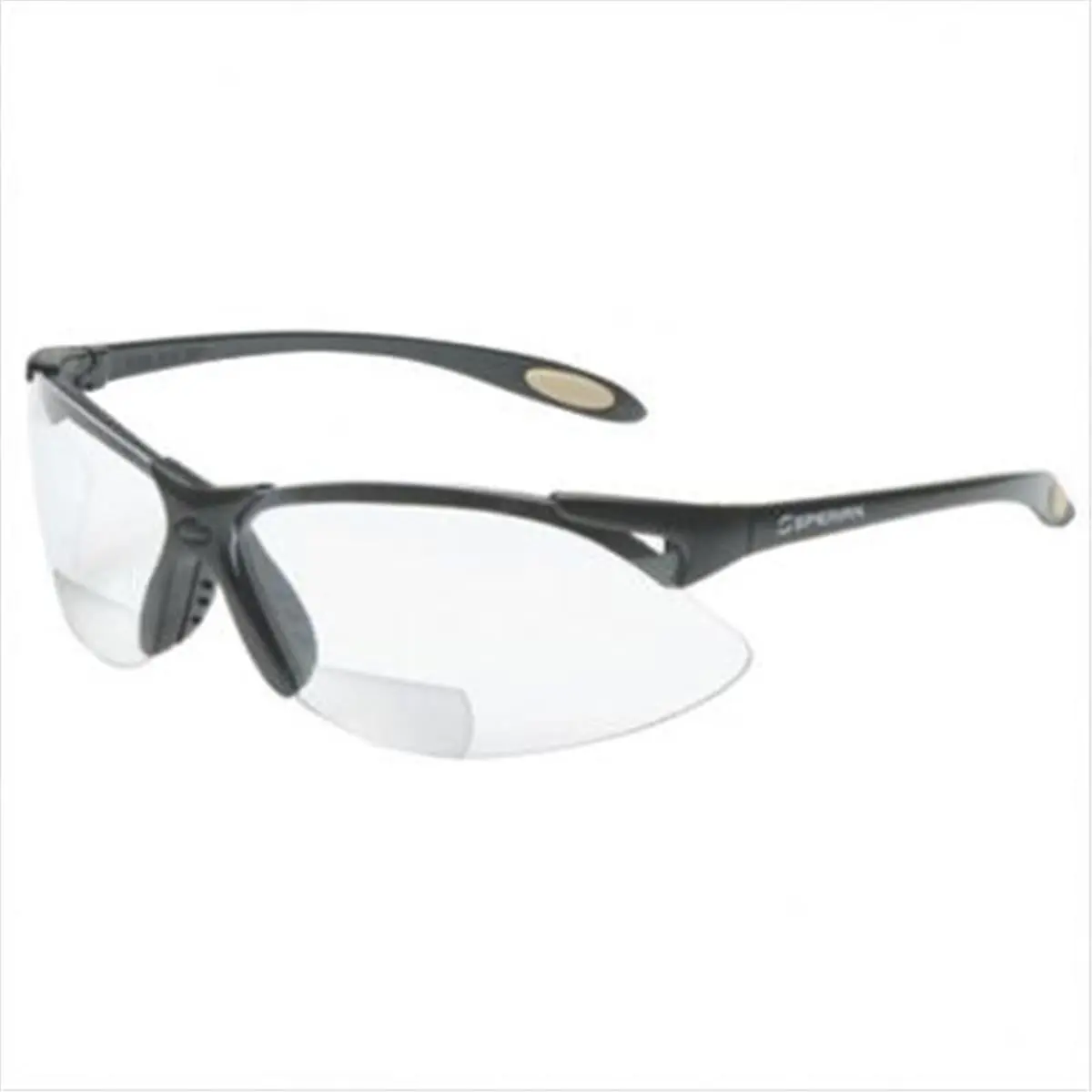 Sperian A900 Series Reader Safety Glasses, +2.00 Diopter, 8-Base Sporty Wrap-Around Design, Nonslip Nose Bridge for Hunting & Outdoor Activities, 8-Base Design