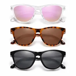 3 PCS Women's Unisex Polarized Square UV400 Protection Sunglasses - Retro Leopard Print Fashion Shades Set, sunglasseswomen