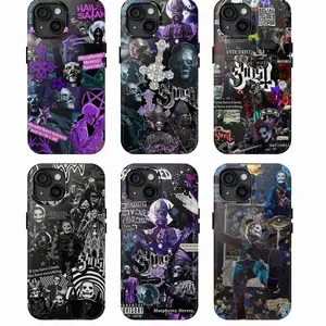 Ghost Band Phone Case Skele Tour World Tour 2025 Phone Cover For iPhone 17 16 15 14 13 12 11 Pro Max Plus Air & Galaxy S22 23 24 25 The Best Halloween Gifts Fans Phone Case Cover
