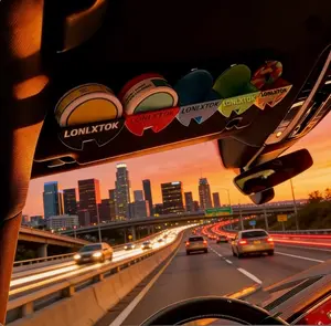 3D-Printed  Holster Non-Toxic PLA Secure Access for  Containers Multiple Colors Text Options Durable Sleek Design Clips Easily onto Sun Visor rebelenergy  Greenish