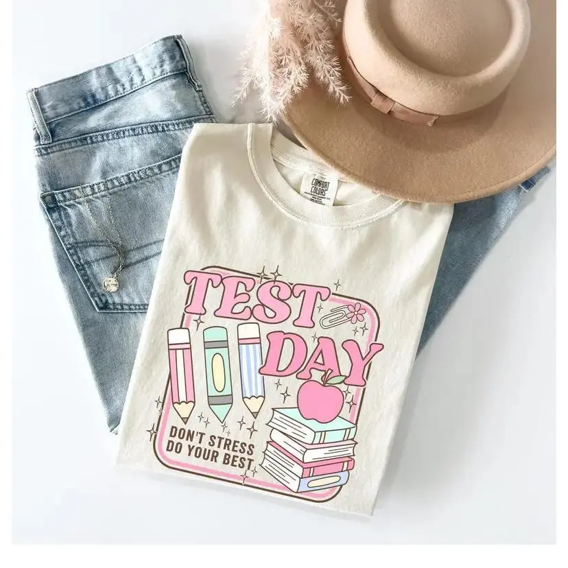 Teacher Testing Shirt, Matching State Testing Graphic Tee, STAAR Testing T-shirt, Test Day Teacher Outfit, Teacher Team Gift