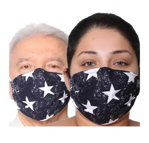 Reusable Cotton Face Masks 167M2171 – Washable Cloth Face Coverings, Comfortable Breathable Fabric, Unisex Adult Fit, Everyday Use, Made in USA