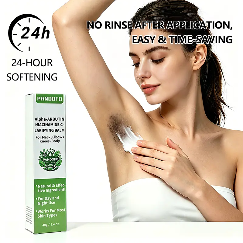 Pandofo Body Care Lotion containsa-betulinic acid. It doesn't require washing. Itsoftens and removes old and dead skin cells.Nicotinamide brightens the skin tone. Peonyroot extract is used. It is gentle and non-irritating.