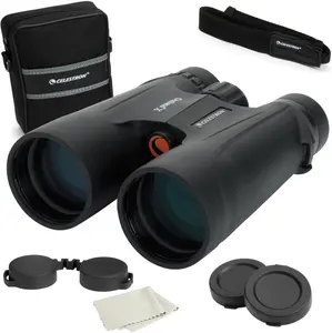 Celestron – Outland X 10x50 Binoculars – Waterproof & Fogproof – Binoculars for Adults – Multi-Coated Optics and BaK-4 Prisms – Protective Rubber Armoring, Black