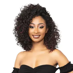Janet Collection Remy Human Hair Wig - Prime Unimix, Illusion Doha Full Machine Human Hair Wig