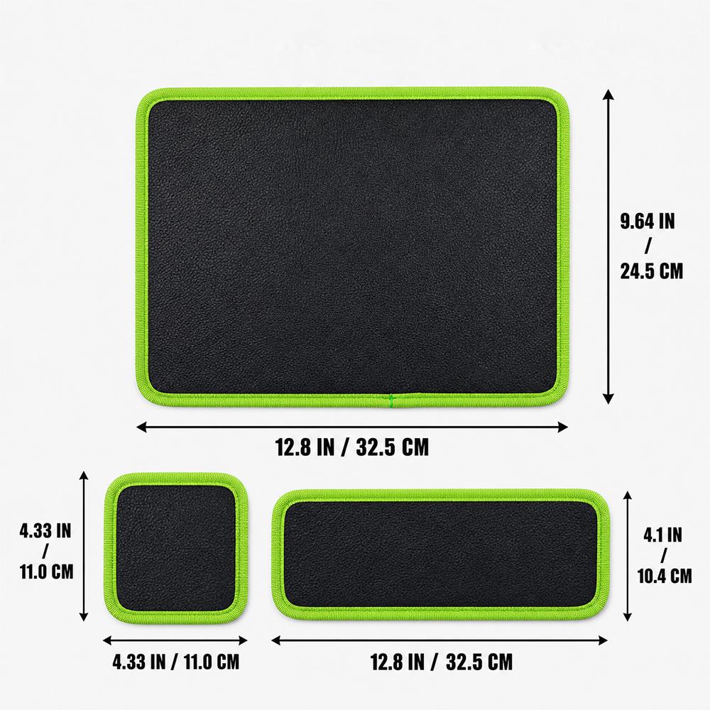 【BackToSchool】3PC Flexible Magnetic Tool Mat & Tray Holder Set - Flexible Set for Garage Users, PVC Non-Slip Tool Storage for Auto Repair, Father's Day Gift Idea