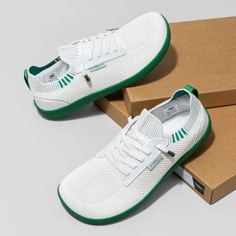 HOBIBEAR Women's Wide-Fit Lightweight Casual Sneakers Shoes, Low Top Trainers, Breathable Textile Upper, Slip-On Low-Top Design, Rubber Sole Comfort All Day Long