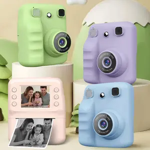 Kids Camera Instant Print, Portable Mini Camera, Compact 2.4'' LCD Display, 1080P HD Video, Perfect Gift for Children Ages 3-12, Ideal for Birthdays & Holidays