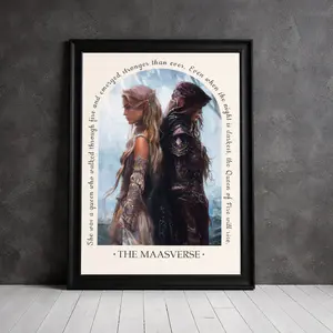 Aelin Galathynius Art Print, Throne of Glass Queen Poster
