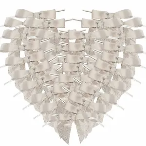 Micomon 2.5 Inch 50pcs Fish Tail Bow Gift Wrap, Christmas Decoration, Cake Packaging, Valentines Day Occasion