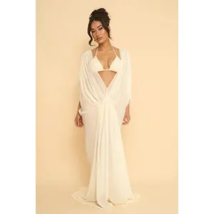 LUCY COVER UP DRESS-VANILLA