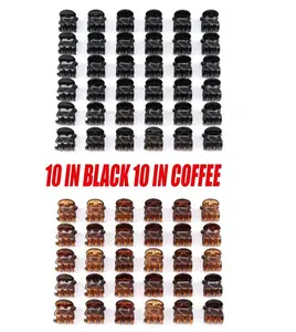 20pcs Mini Hair Clips for Women, Mixed Color Bangs Clips, Strong Grip Multipurpose Hair Accessories for Daily Use
