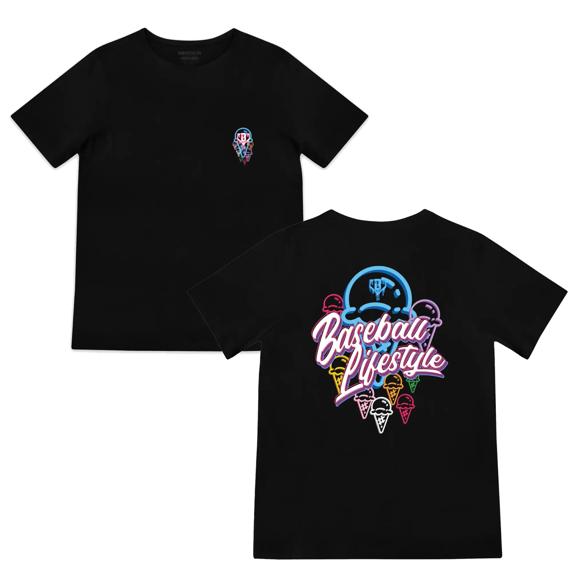 Ice Cream Youth Tee, Youth Heavy Cotton T-Shirt Gildan 5000B