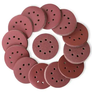 200- Sanding Discs Set, 5-Inch 8-Hole Hook and Loop Sandpapers, 13 Grades Orbital Sandpaper, Include 40 60 80 100 120 150 180 240 320 400 600 800 1000 Assorted Grits