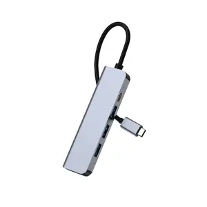 11 in 1 USB C Docking Station-Featuring 4K HDMI, VGA, 100W PD, SD/TF, 3.5MM Audio, 4 USB, Adapter for Mac Pro/Air, Surface Pro, and Type C Devices