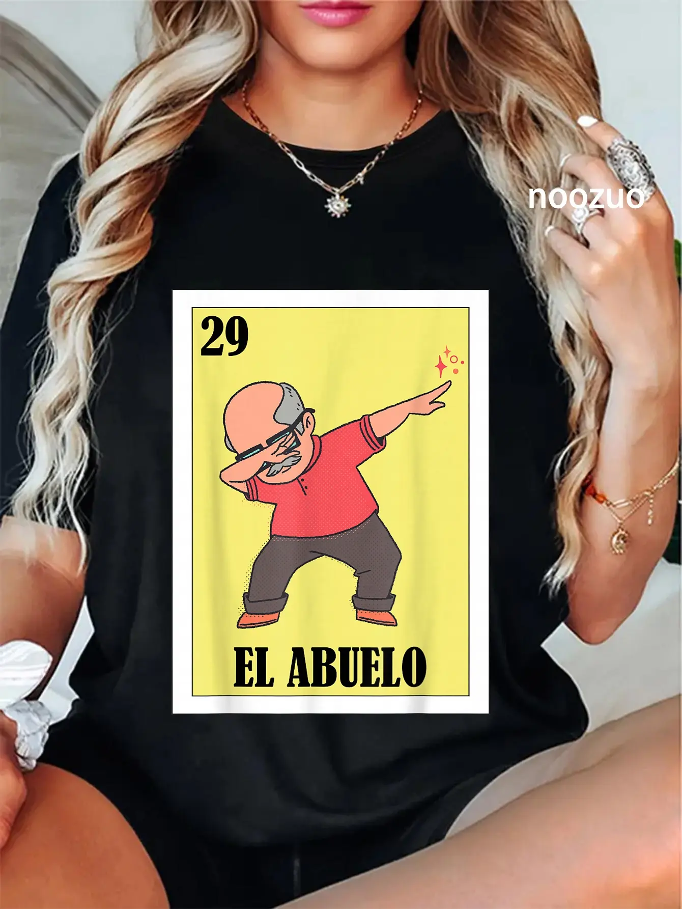 100% Cotton Funny Mexican Design for Grandpa - El Abuelo T-Shirt