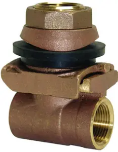 212 MAIN 1.25 in. Brass Pitless Adapter, Water Pipe Fitting for Sailing Water Sports