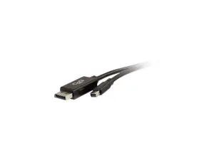 C2G 54301 Mini DisplayPort to DisplayPort Adapter Cable M/M, 4K UHD Compatible, Black (6 Feet, 1.82 Meters)
