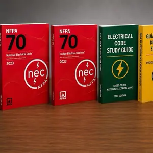 Complete Electrician kit for Hispanics - Kit Completo para Electricistas - NEC 2023 Spanish & English Edition with tabs & Ugly’s and Spanish and English Study Guides with over 1,000+ Questions & Answers