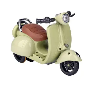 Miniature Stunt Motorcycle Toy Car 360 Rotation Swing Doll Accessories Electric Motorcycle Model