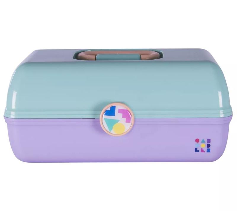 Caboodles Vintage On-The-Go Girl Two-Tone Cosmetic Storage Case