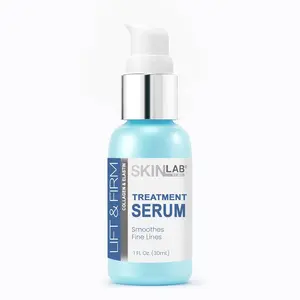 SKIN LAB Lift and Firm TREATMENT SERUM - Boosting Ingredients like Hydrolyzed Collagen & Elastin, Vitamin C and Vitamin E to Moisturizer soften and soothe fine lines and wrinkles 1 Oz.