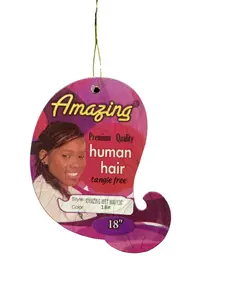 Amazing Human Hair WET & WAVE 18" Tangle-Free Premium Quality Hot Water Friendly Smooth Softens Wave Finish Ready to Use