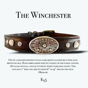 “The Winchester” Custom Dog Collar