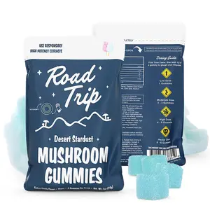 Road Trip Mushroom Gummies Cotton Candy 8 Ct For Enhanced Energy & Focus
