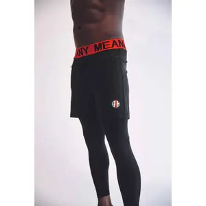 Men's Padded Training Pants with Removable Knee Pads
