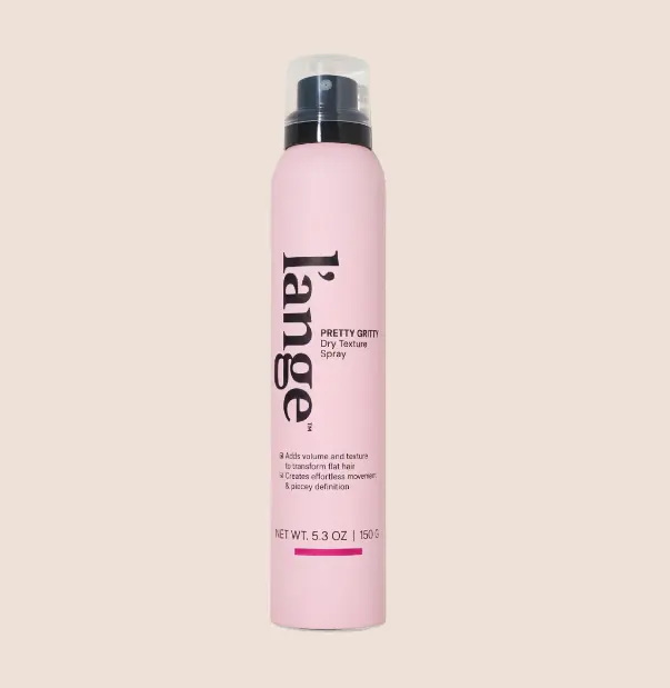L'ANGE HAIR Pretty Gritty Haircare Texture Spray - Lightweight, Volume-Boosting Dry Shampoo with Zeolite, Oil-Absorbing for All Hair Types & Gym Use, 200g, Portable, Voluminous Hair