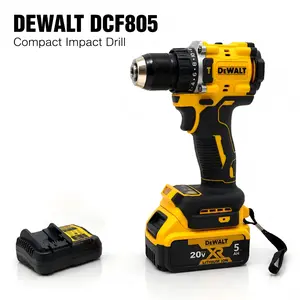 DCF805 Percussion Drill for Precision Drilling in Construction and Woodworking dcf850