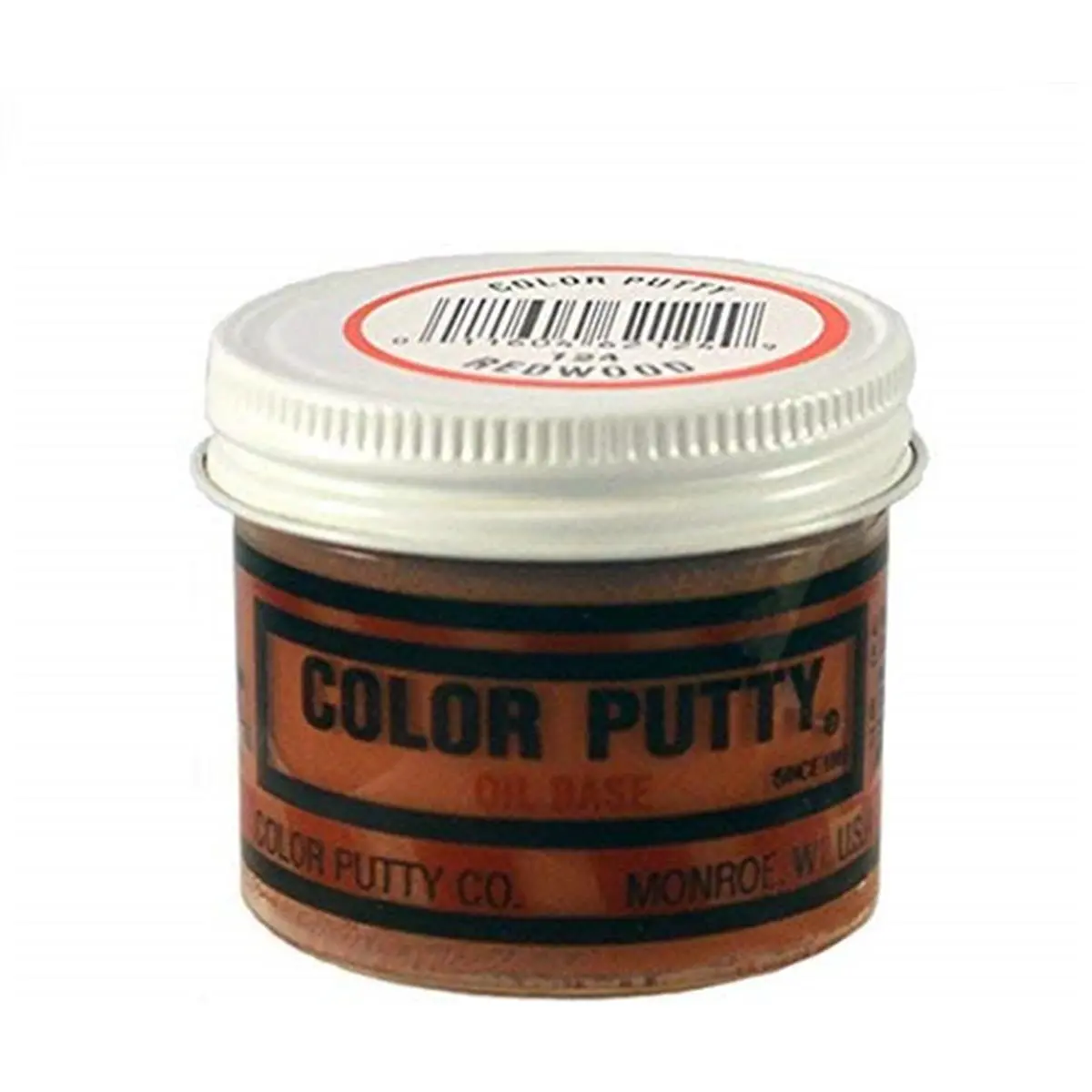 Color Putty Water-Based Wood Putty, Redwood Compound for a Perfect Blend, Fills Imperfections in Cabinets & Furniture, Ready to Use, 3.68 oz, Paneling, Color-Transmitted Putty