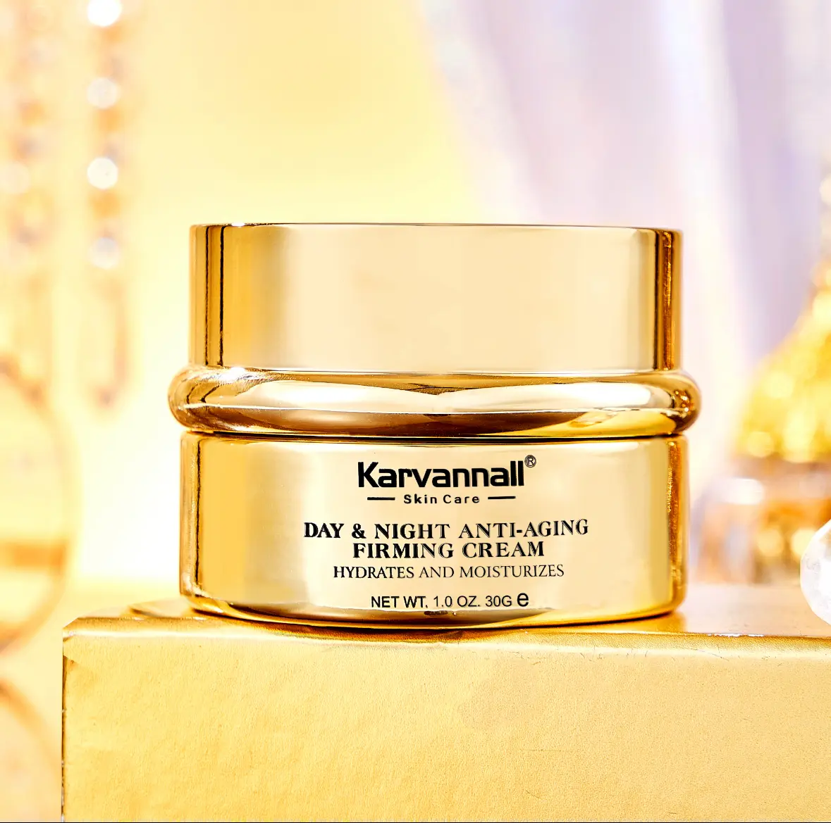 Karvannall Day & Night Anti-Aging Firming Cream - Moisturizing Skincare for Skin Repair, Comfort & Hydration - 1.0 oz, 30 mL Gentle Hydrating Sensitive Collagen Retinol Antioxidant Formula