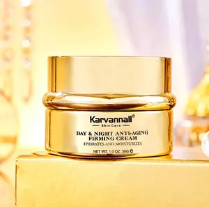 Karvannall Day & Night Anti-Aging Firming Cream - Moisturizing Skincare for Skin Repair, Comfort & Hydration - 1.0 oz, 30 mL Gentle Hydrating Sensitive Collagen Retinol Antioxidant Formula