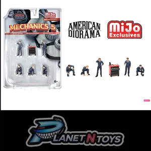American Diorama 1:64 Figures Mechanics 5 – MiJo Exclusives