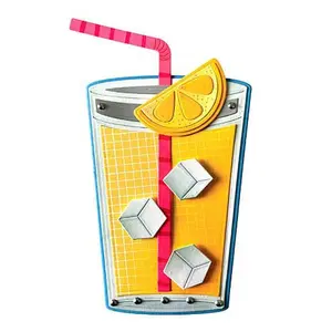 Crafts & Sewing The Stamps of Life Drink Cup A2 Shaped Card Fold-it Die Set