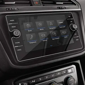 Navigation Screen Protector for Volkswagen VW Tiguan Atlas 2018-2023 Accessories GPS Tempered Glass Protector Trim Car Interior