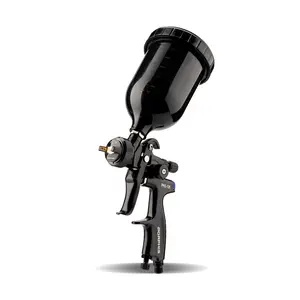 Automotive Spray Gun for Car Painting - PORPHIS PHS-135 Professional Paint Gun Set, 1.3mm 1.8mm 2.5mm Air Spray Gun for Auto Body Primer, Topcoat & Clear Coat