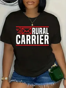 100% Cotton Rural Carrier Postal Worker Mailman Delivery Mail Escort T-Shirt