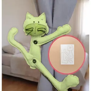 Cute Cat Quilt Block Template - Sewing Pattern with Adorable Long Legs & Pink Bow Tie, Perfect for Curtains & Crafts, Durable Plastic Sewing Tool for Quilters, Crafting Accessory, Playful Design, Easytouse Design