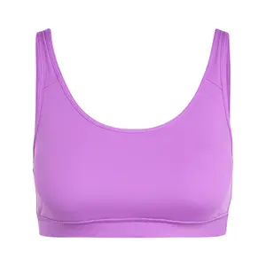 adidas Womens All Me Essential Medium Support Sports Bra Training Casual Casual - Purple